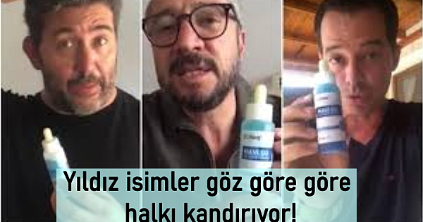 Yıldız isimler göz göre göre halkı kandırıyor!