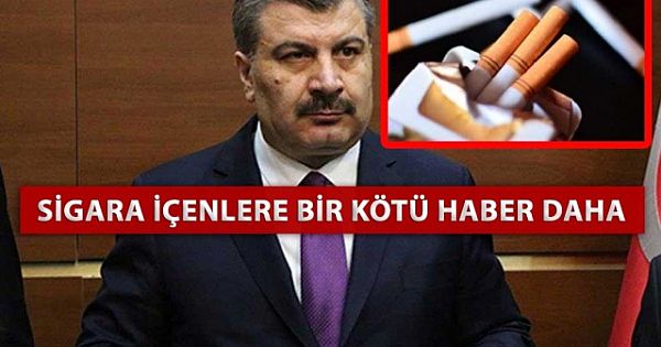 Bakan'dan sigara içenlere bir kötü haber daha! Yasak geldi