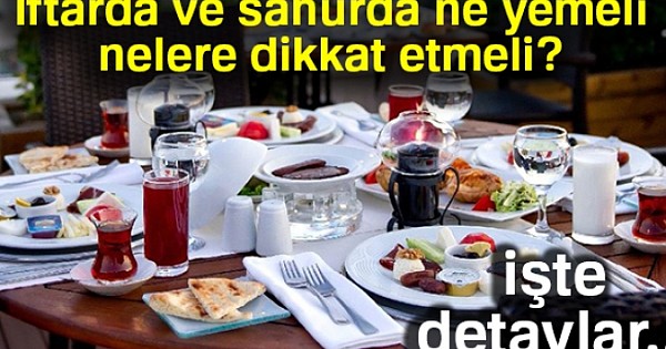 Sahurda hamur işlerinden uzak durun