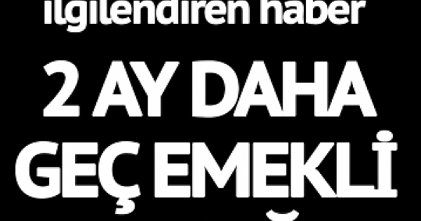 2 ay daha geç emekli olacağız! Kısa çalışma ödeneğinde çok önemli SGK detayı…