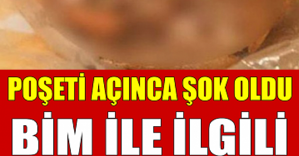 Olay iddia! BİM de görüldü