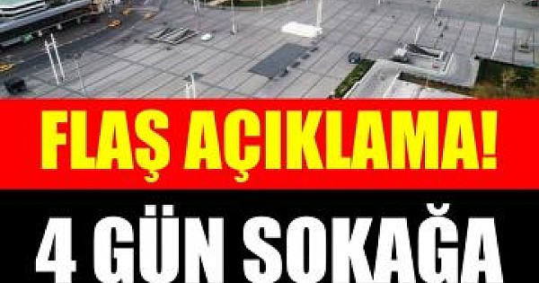 Yılbaşında 4 gün sokağa çıkma yasağı