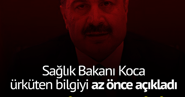 Sağlık Bakanlığı vaka ve vefat sayısını açıkladı! İşte 29 Ocak corona tablosu