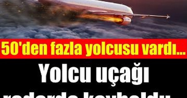  Son dakika… Endonezya’da yolcu uçağı kayboldu