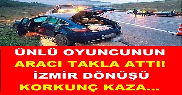 ÜNLÜ OYUNCUNUN ARACI TAKLA ATTI!