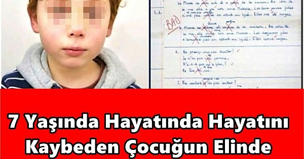 7 yaşında bir çocuk ne annesi ne babası ne de arkadaşlarından sevgi gördü…