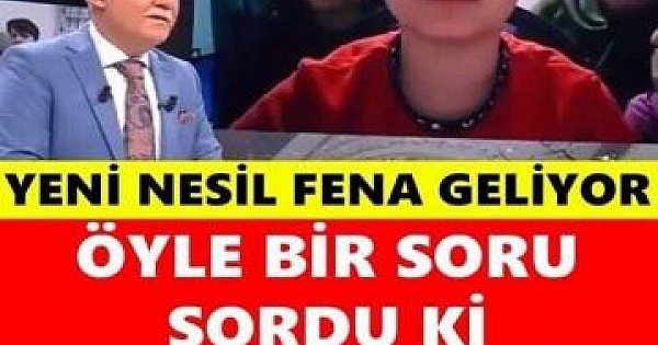 Yeni nesil bomba gibi işte o soru