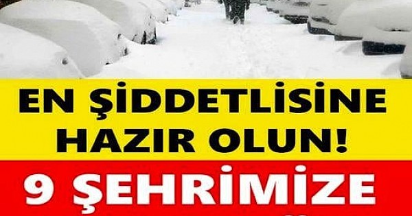 9 şehrimize tam 5 gün yağacak