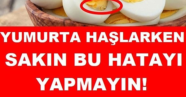 YUMURTA HAŞLARKEN SAKIN BU HATAYI YAPMAYIN! FAYDASI ANINDA ZEHRE DÖNÜŞÜYOR! 