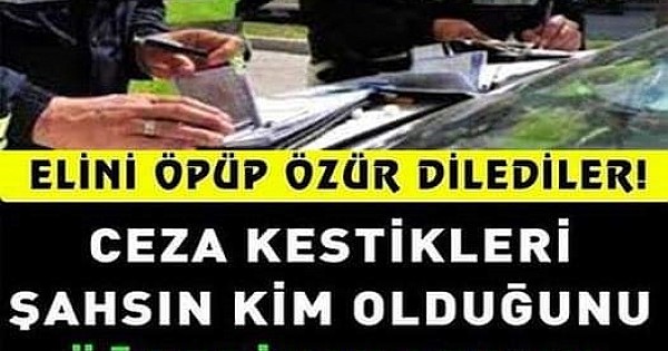 Elini öpüp özür dilediler