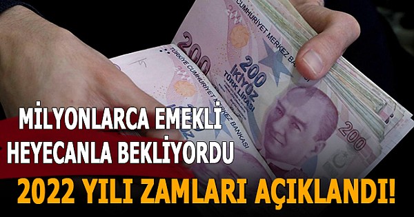 Herkesin Heyecanla Beklediği Zamlar Açıklandı