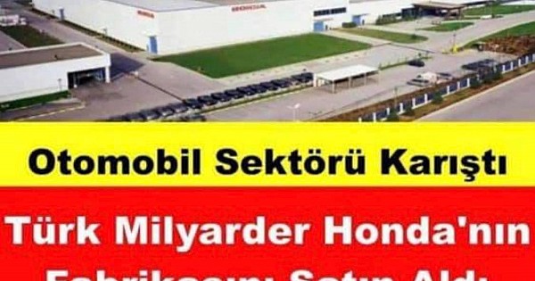 Türkiye’de üretime son veren Honda’nın Gebze’deki fabrikasını satın alan Yetkili Yerli Üretime Başlayacak