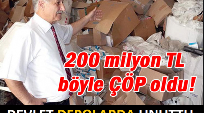 KKTC'de 90 kamyon ilaç depoda unutuldu, zarar 200 milyon TL