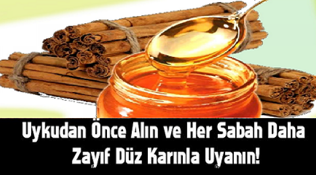 Uykudan önce içilen zayıflama içeceği tarifi sizler için..