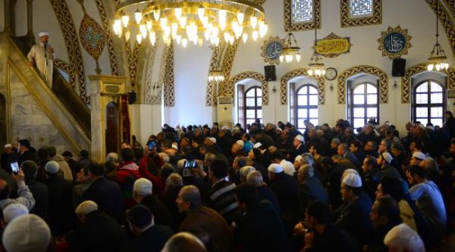 Hatay'da cuma hutbesini Diyanet İşleri Başkanı Erbaş okudu