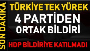 TBMM'den İdlib saldırısına tepki: 4 partiden ortak bildiri