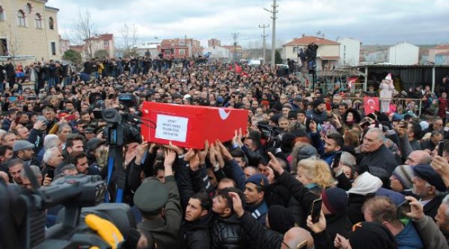 Tekirdağ 3 şehidini gözyaşlarıyla uğurladı