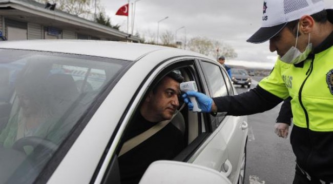 Ankara girişinde, ateş ölçerli 'koronavirüs' tedbiri