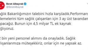 Bakan Albayrak: 32 bin yeni personel alımını onayladık