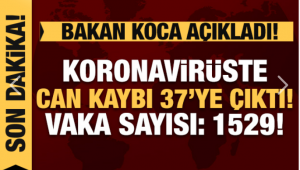 Bakan Koca açıkladı: Koronavirüste 7 can kaybı 