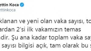 Bakan Koca: Toplam vaka sayısı 18'dir