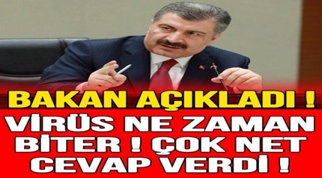 BAKAN NET CEVAPLADI