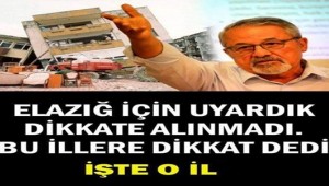 BU İLDEKİLER DİKKAT 