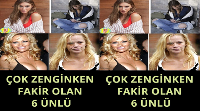 Çok Zenginken Fakir Olan 6 ÜNLÜ