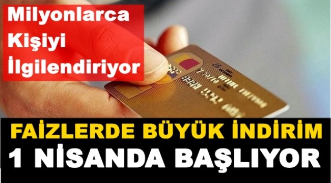 Kredi kartı olan milyonlarca kişiyi ilgilendiriyor! Faizler indi