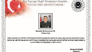 MSB: İdlib'de 1 şehit, 1 yaralı