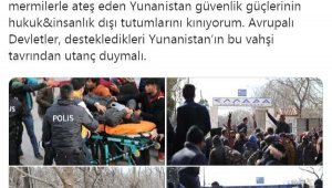 TBMM Başkanı Şentop: Yunan güvenlik güçlerinin tutumunu kınıyorum