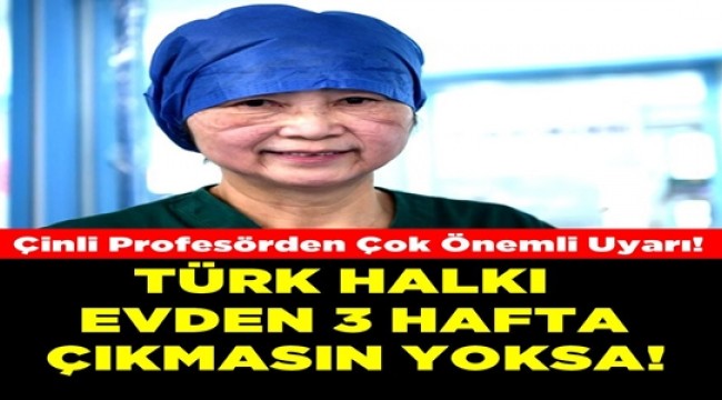 TÜRK HALKINA SESLENİYORUM: EVDEN ÇIKMAYIN YOKSA