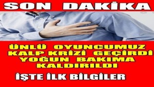 Ünlü Oyuncu Kalp Krizi Geçirdi Yoğun Bakıma Kaldırıldı 