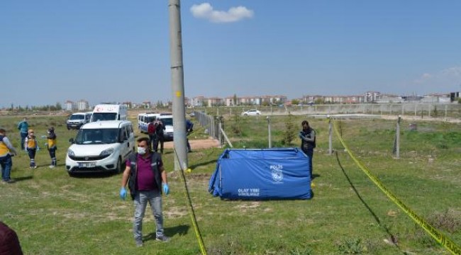 Aksaray'da yanmış erkek cesedi bulundu