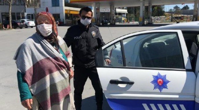 Arnavutköy'de ineğinin yaraladığı kadını hastane sonrası polis evine götürdü