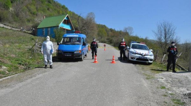 Bartın'da 150 haneli köy ile 3 bina karantinaya alındı