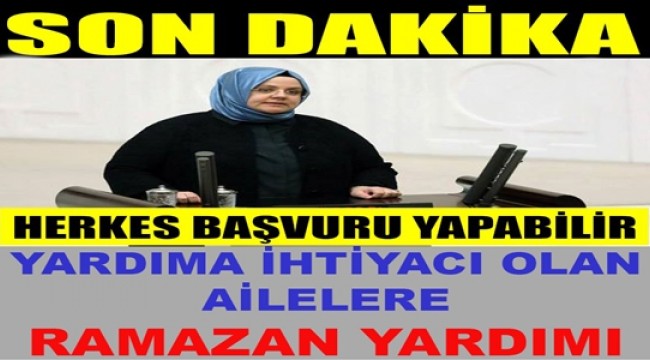 Dar gelirli ailelere ramazan yardımı başladı !