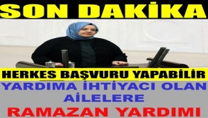 Dar gelirli ailelere ramazan yardımı başladı !