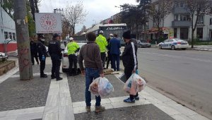 Düzce'de otobüslerde koronavirüs denetimi