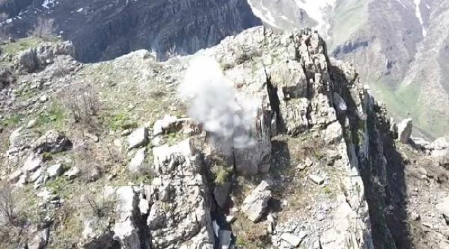 Hakkari'de, PKK'nın tuzakladığı el yapımı patlayıcı bulundu