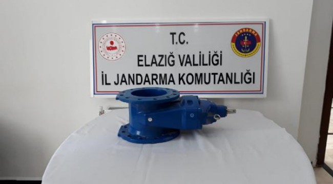 İçme suyu vanasını çalan zanlı yakalandı