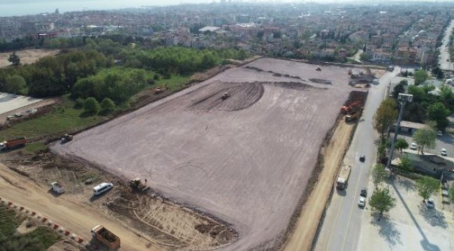 Kocaeli'de, 250 yataklı yoğun bakım hastanesi çalışmaları hızla sürüyor