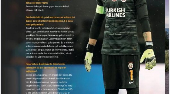 Muslera: Fatih Terim'in yardımcısı olmak beni gururlandırır