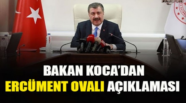 Sağlık Bakanı'ndan Ercüment Ovalı'ya sert cevap