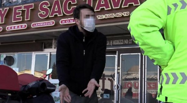 "Sigara almaya çıktım"dedi, ceza kesen polislere tepki gösterdi