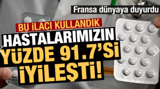 Son dakika koronavirüs iddiası: Bu ilaç hastaların yüzde 91.7'sini iyileştirdi!