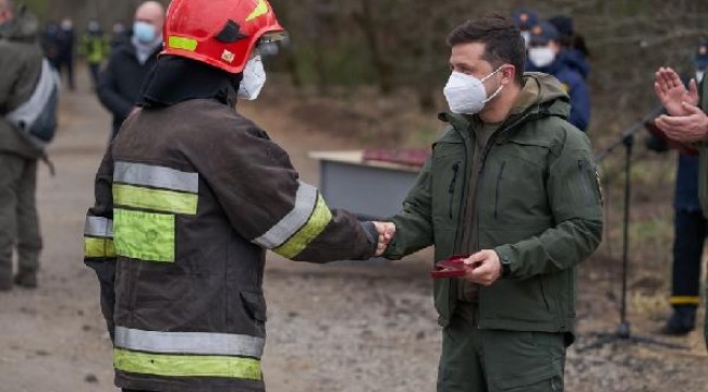 Ukrayna'da, Çernobil felaketinin 34'üncü yıl dönümünde anma