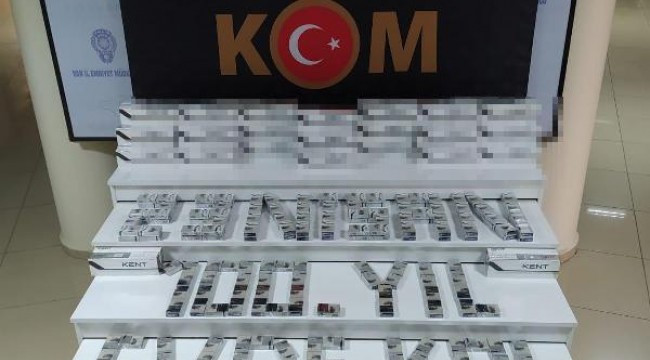 Van'da 17 bin 500 paket kaçak sigara ele geçirildi