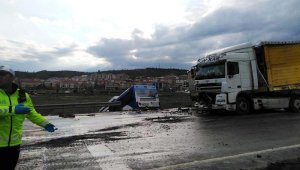 Ankara'da EGO otobüsü ile TIR çarpıştı: 9 yaralı