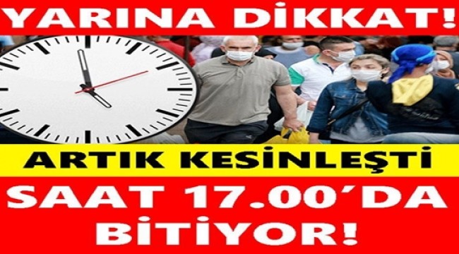 ARTIK KESİNLEŞTİ